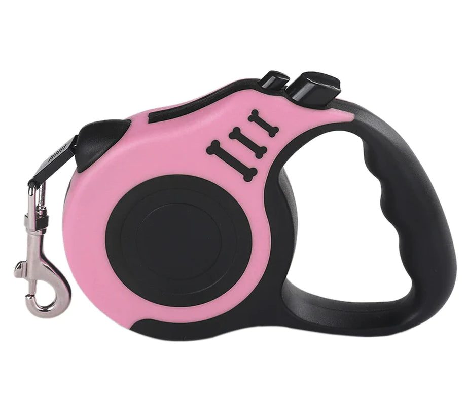 16.5FT Automatic Retractable Dog Leash Pet Collar Automatic Walking Lead Free US