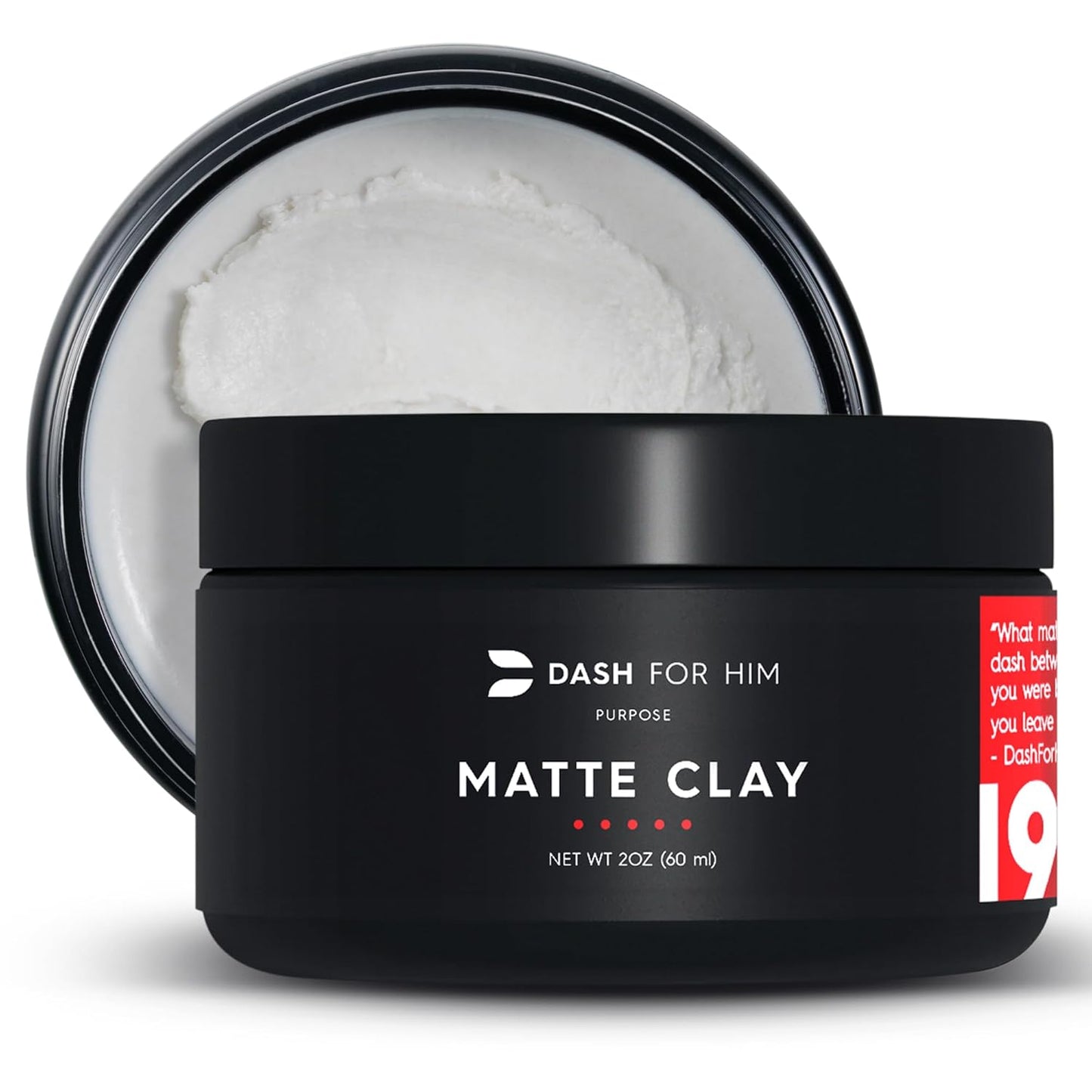 Hair Clay for Men - Scented Medium Strong Hold Matte Clay for Shine Free Finish Mens Hair Products Premium Ingredients Travel Size Mens Hair Styling Clay, 2 Oz