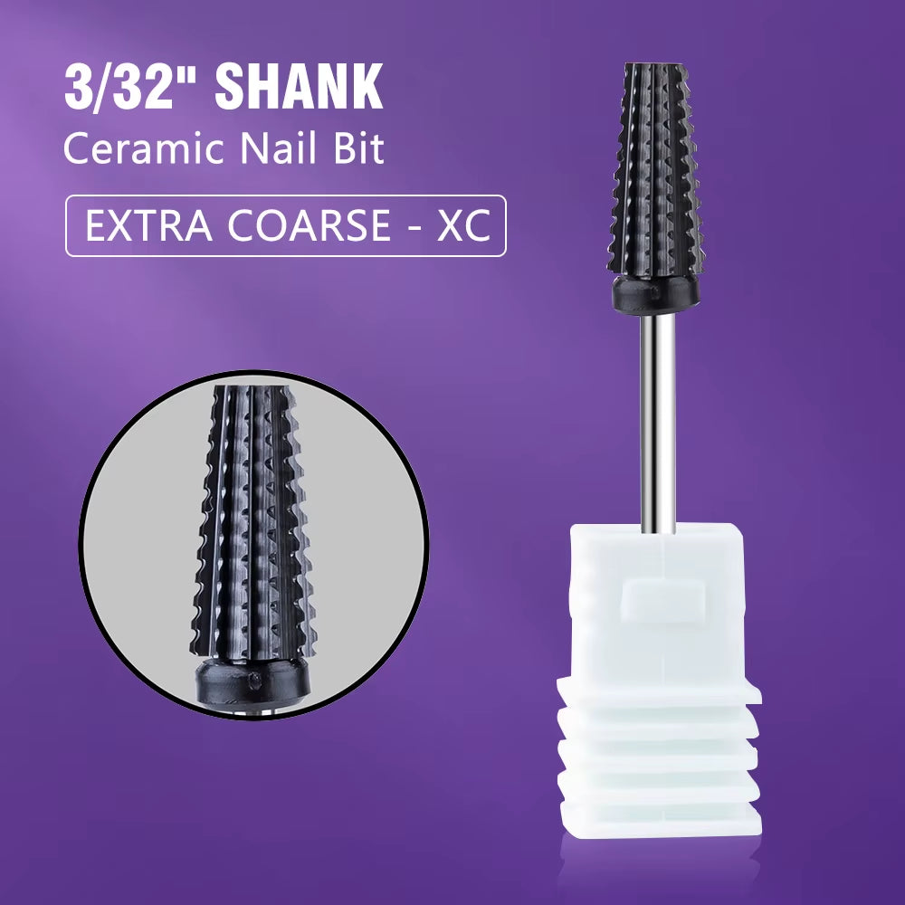 Ceramic Tungsten Nail Drill Bit Milling Cutter for Manicure Pedicure Nail Files Buffer Nail Art Equipment Accessory