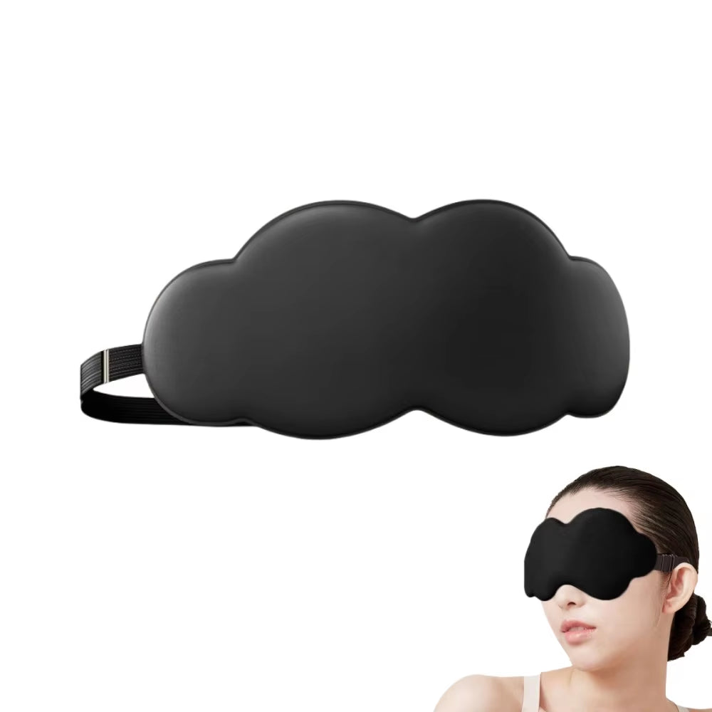 3D Contoured Sleep Mask 100% Light Blocking Eye Mask Ultra-Soft Skin-Friendly Material Breathable Eye Cover for Rest Travel Yoga