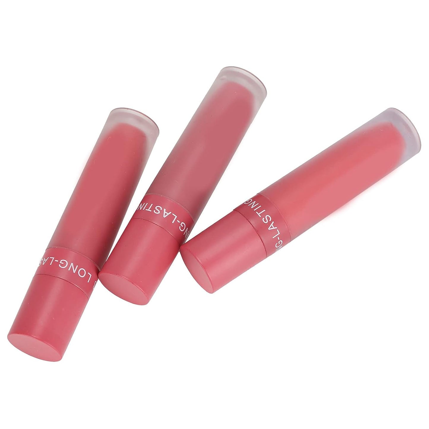 3Pcs Matte Liquid Lipstick Long Lasting Waterproof Lip Gloss Makeup Set Lip Makeup Gift Sets for Girls Women(A)